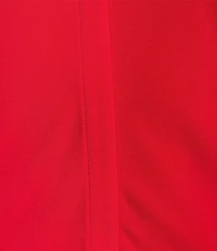 Calvin Klein Matte Jersey V-Neck Shoulder Pleat Sleeveless Top