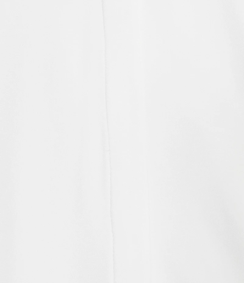 Calvin Klein Matte Jersey V-Neck Shoulder Pleat Sleeveless Top
