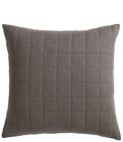 Calvin Klein Melange Cotton Flannel European Sham, Set of 2