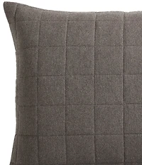 Calvin Klein Melange Cotton Flannel Pillow Sham, Set of 2