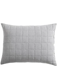 Calvin Klein Melange Cotton Flannel Pillow Sham, Set of 2