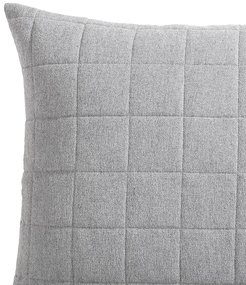 Calvin Klein Melange Cotton Flannel Pillow Sham, Set of 2