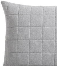 Calvin Klein Melange Cotton Flannel Pillow Sham, Set of 2