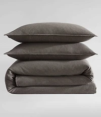 Calvin Klein Melange Flannel Mini Comforter Set