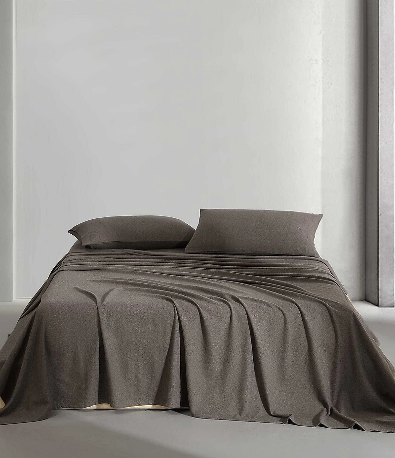 Calvin Klein Melange Flannel Sheet Set
