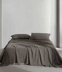 Calvin Klein Melange Flannel Sheet Set