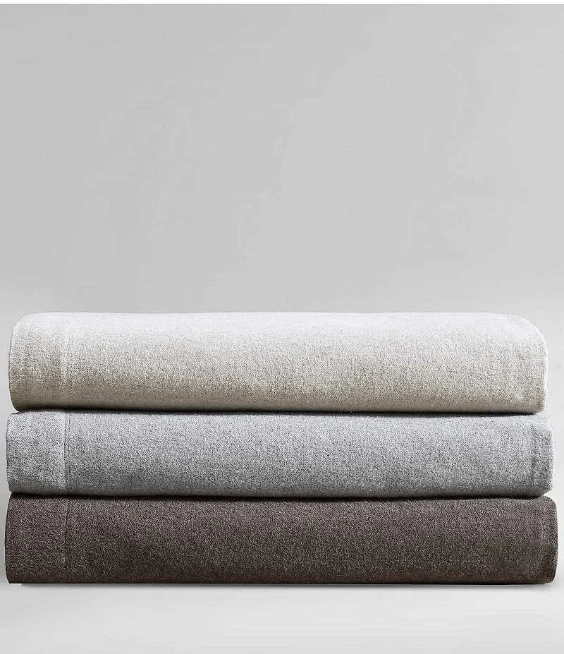 Calvin Klein Melange Flannel Sheet Set