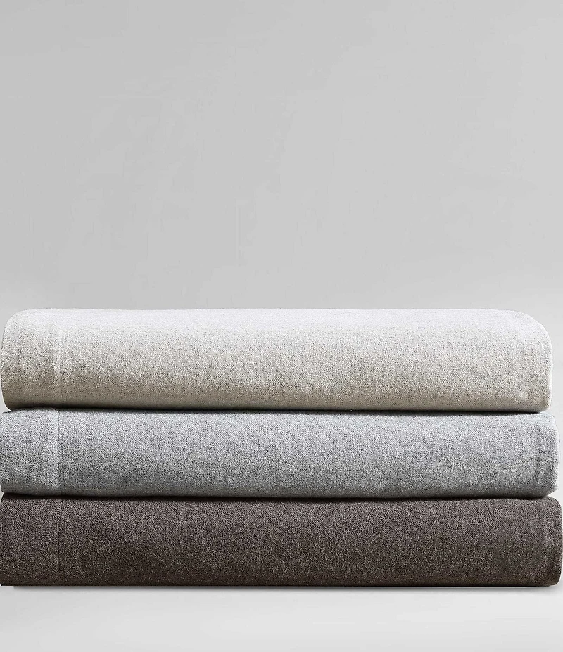 Calvin Klein Melange Flannel Sheet Set
