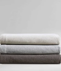 Calvin Klein Melange Flannel Sheet Set