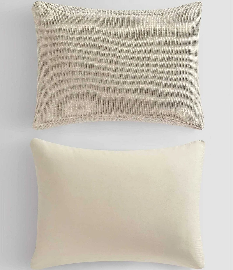 Calvin Klein Micro Waffle Melange Duvet Cover Mini Set