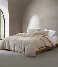 Calvin Klein Micro Waffle Melange Duvet Cover Mini Set