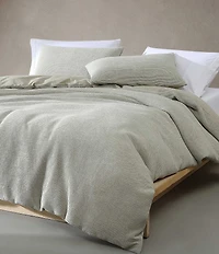 Calvin Klein Micro Waffle Melange Duvet Cover Mini Set
