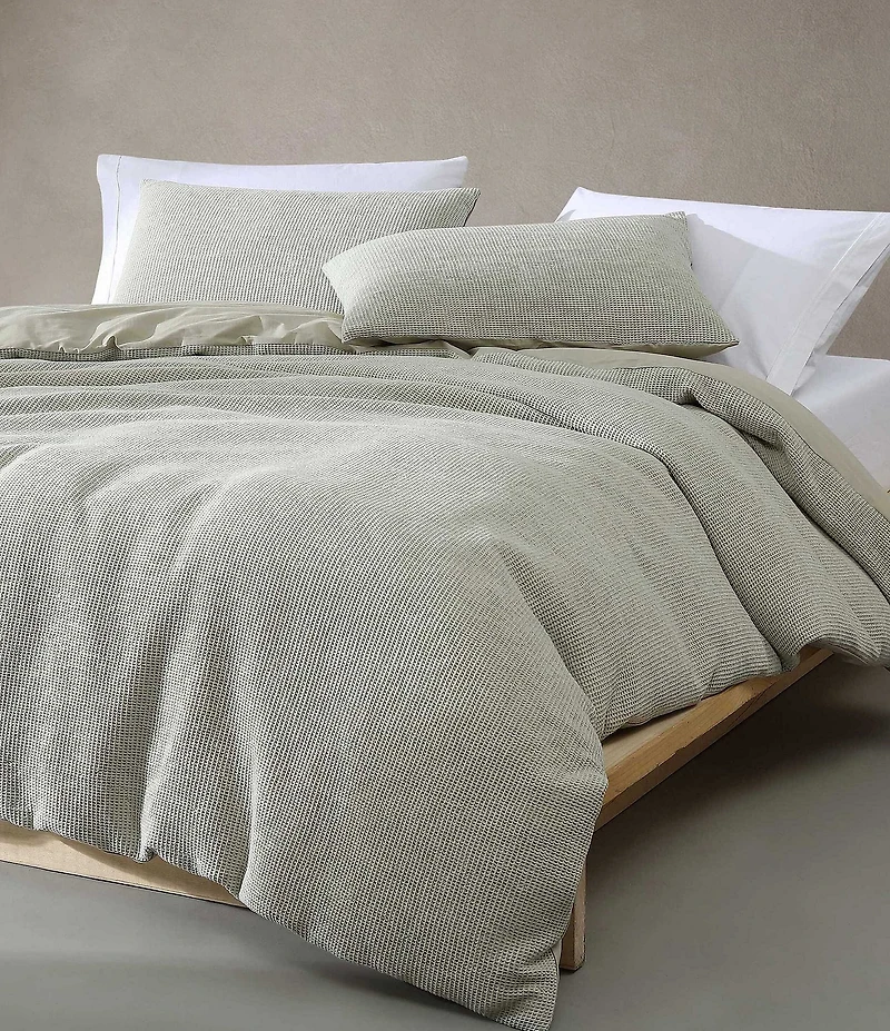 Calvin Klein Microwaffle Melange Mini Comforter Set