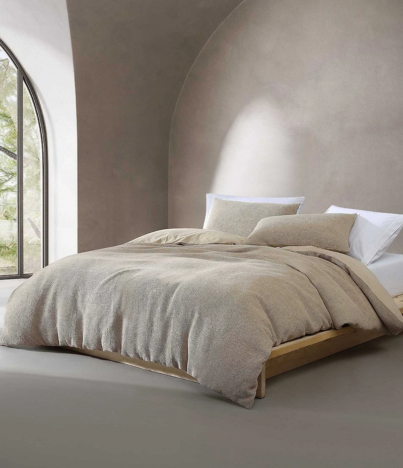 Calvin Klein Microwaffle Melange Mini Comforter Set