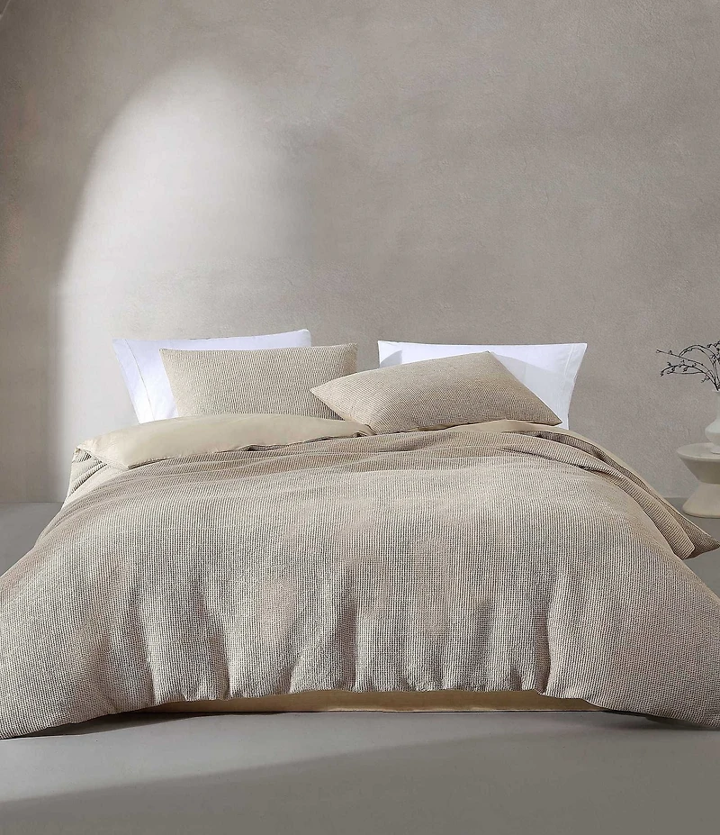 Calvin Klein Microwaffle Melange Mini Comforter Set