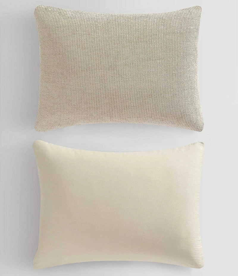 Calvin Klein Microwaffle Melange Mini Comforter Set