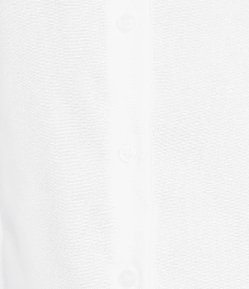 Calvin Klein Mixed Media Point Collar Long Sleeve Button-Front Shirt
