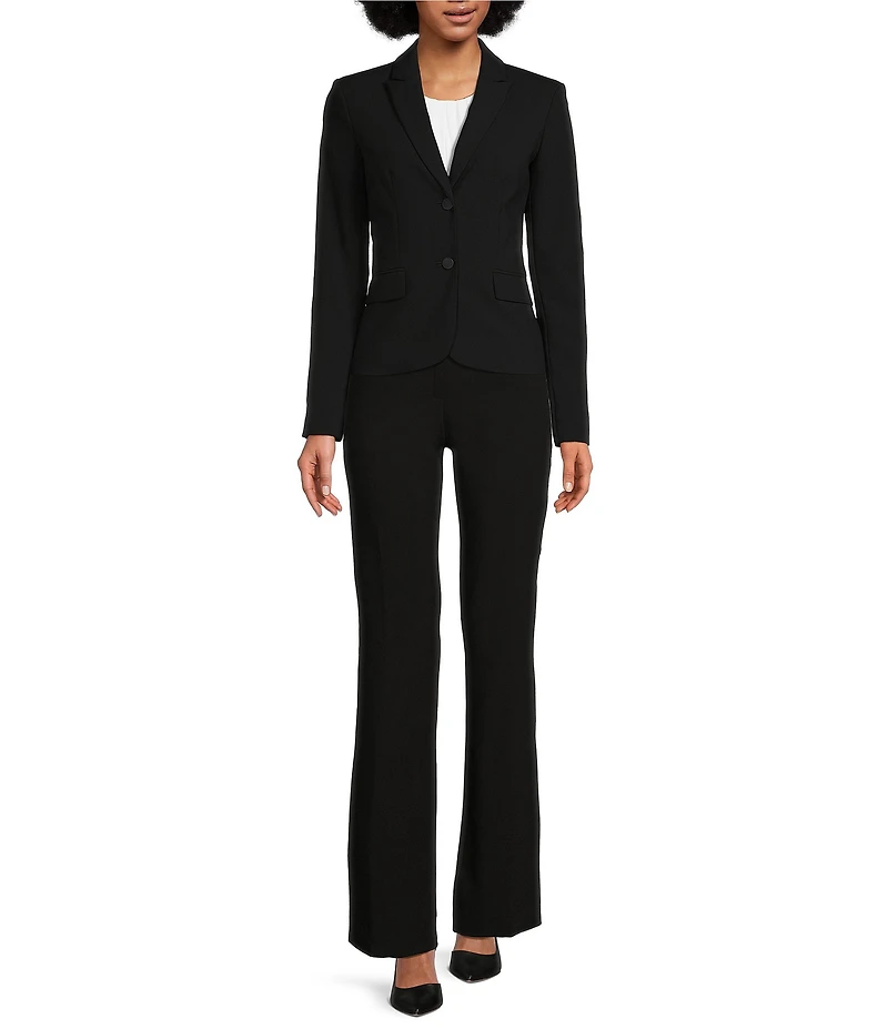 Calvin Klein Mid Rise Modern Fit Straight Leg Pants