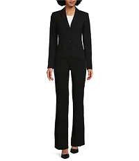 Calvin Klein Mid Rise Modern Fit Straight Leg Pants