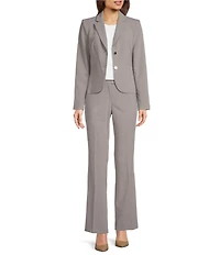 Calvin Klein Mid Rise Modern Fit Straight Leg Pants