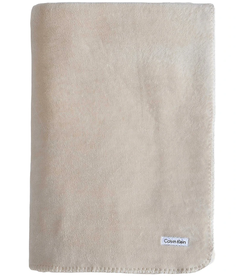 Calvin Klein Modern Lush Reversible Bed Blanket