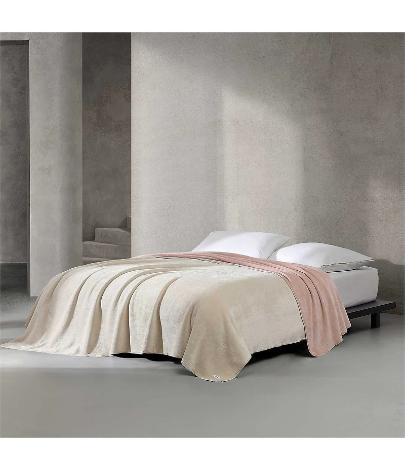 Calvin Klein Modern Lush Reversible Bed Blanket