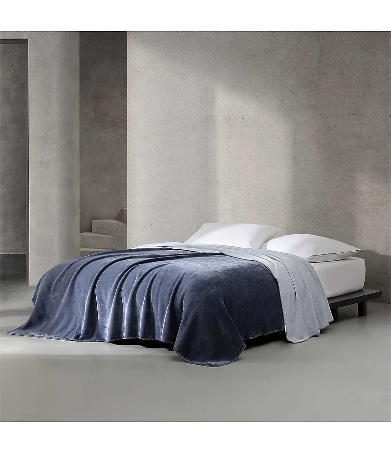 Calvin Klein Modern Lush Reversible Bed Blanket