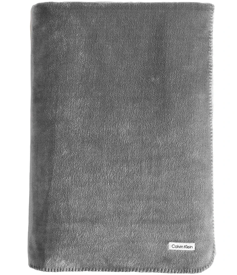 Calvin Klein Modern Lush Reversible Bed Blanket