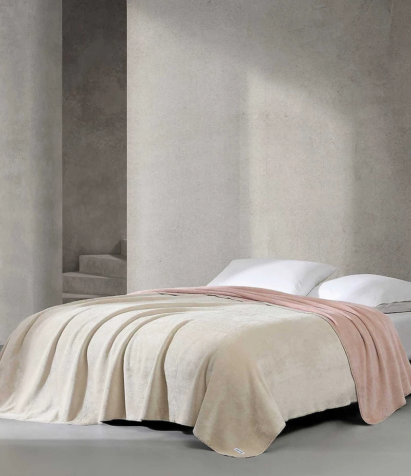 Calvin Klein Modern Lush Reversible Bed Blanket