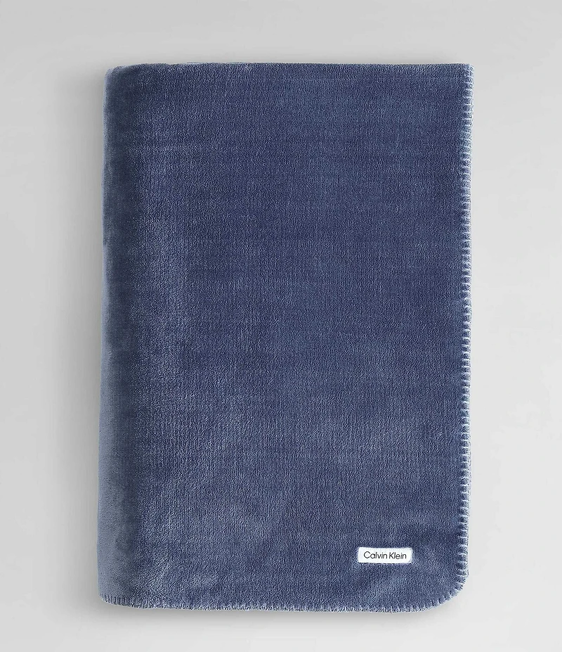 Calvin Klein Modern Lush Reversible Bed Blanket