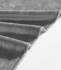 Calvin Klein Modern Lush Reversible Solid Throw Blanket