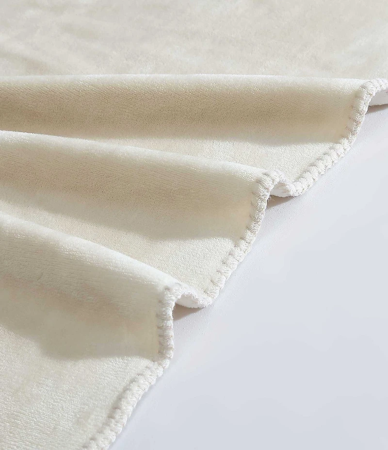 Calvin Klein Modern Lush Reversible Solid Throw Blanket