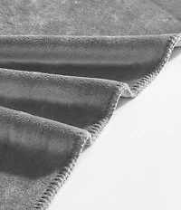 Calvin Klein Modern Lush Reversible Solid Throw Blanket