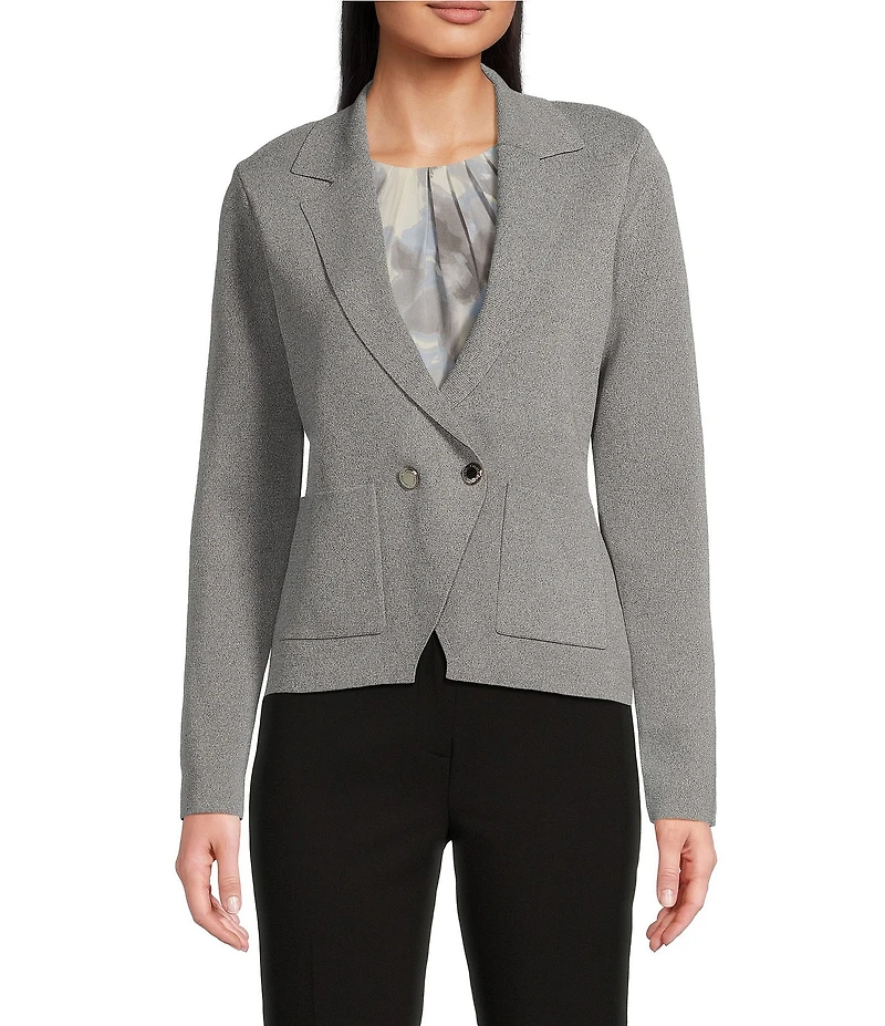 Calvin Klein Notch Lapel Double Button Jacket