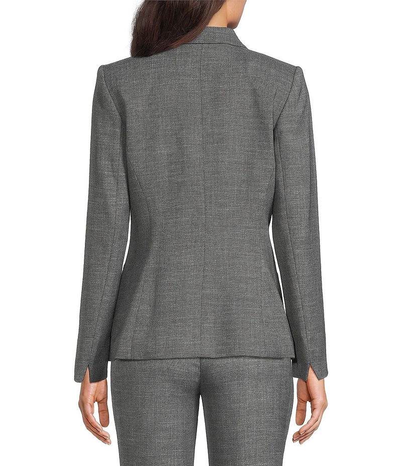 Calvin Klein Novelty Peak Lapel Double Breasted Jacket