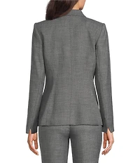 Calvin Klein Novelty Peak Lapel Double Breasted Jacket