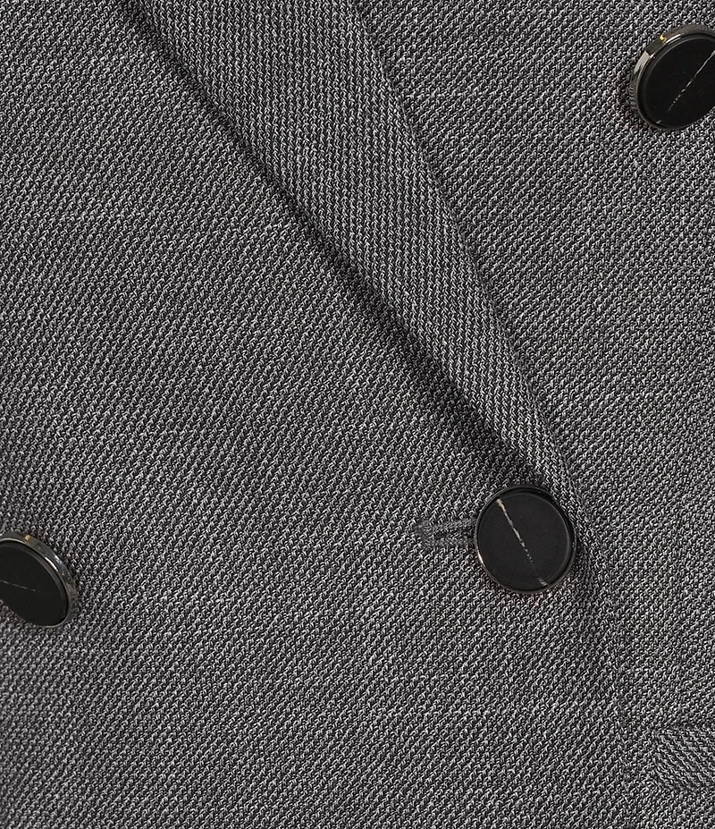 Calvin Klein Novelty Peak Lapel Double Breasted Jacket