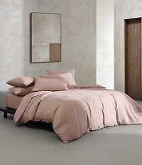Calvin Klein Organic Earth Collection Solid Cotton Sateen Duvet Cover Mini Set