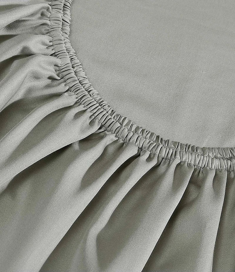 Calvin Klein Organic Earth Solid Cotton Sateen Sheet Set