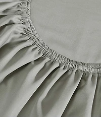 Calvin Klein Organic Earth Solid Cotton Sateen Sheet Set