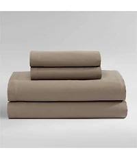 Calvin Klein Organic Earth Solid Cotton Sateen Sheet Set