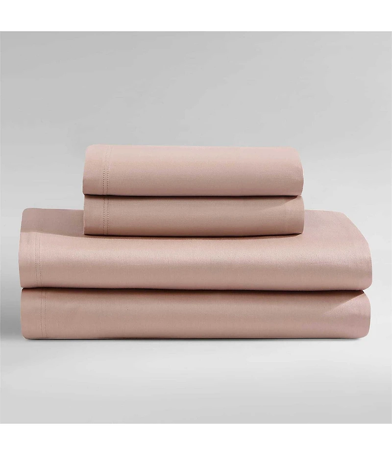 Calvin Klein Organic Earth Solid Cotton Sateen Sheet Set