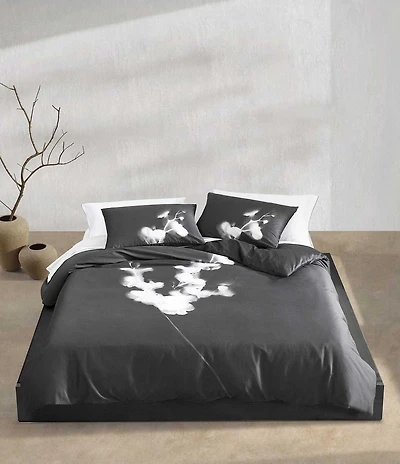 Calvin Klein Oversized Orchid Cotton Sateen Duvet Cover Mini Set