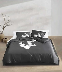 Calvin Klein Oversized Orchid Cotton Sateen Duvet Cover Mini Set