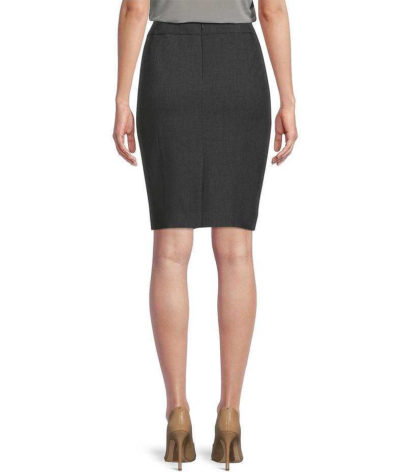 Calvin Klein High Rise Luxe Stretch Coordinating Pencil Skirt