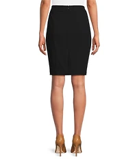 Calvin Klein High Rise Luxe Stretch Coordinating Pencil Skirt