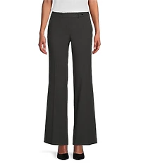 Calvin Klein Petite Size Classic Trouser Leg Slightly Flared Hem Pants
