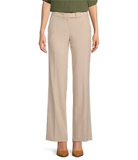 Calvin Klein Petite Size Classic Trouser Leg Slightly Flared Hem Pants