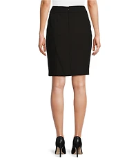 Calvin Klein Petite Size High Rise Luxe Stretch Pencil Skirt