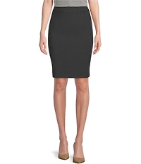 Calvin Klein Petite Size High Rise Luxe Stretch Pencil Skirt